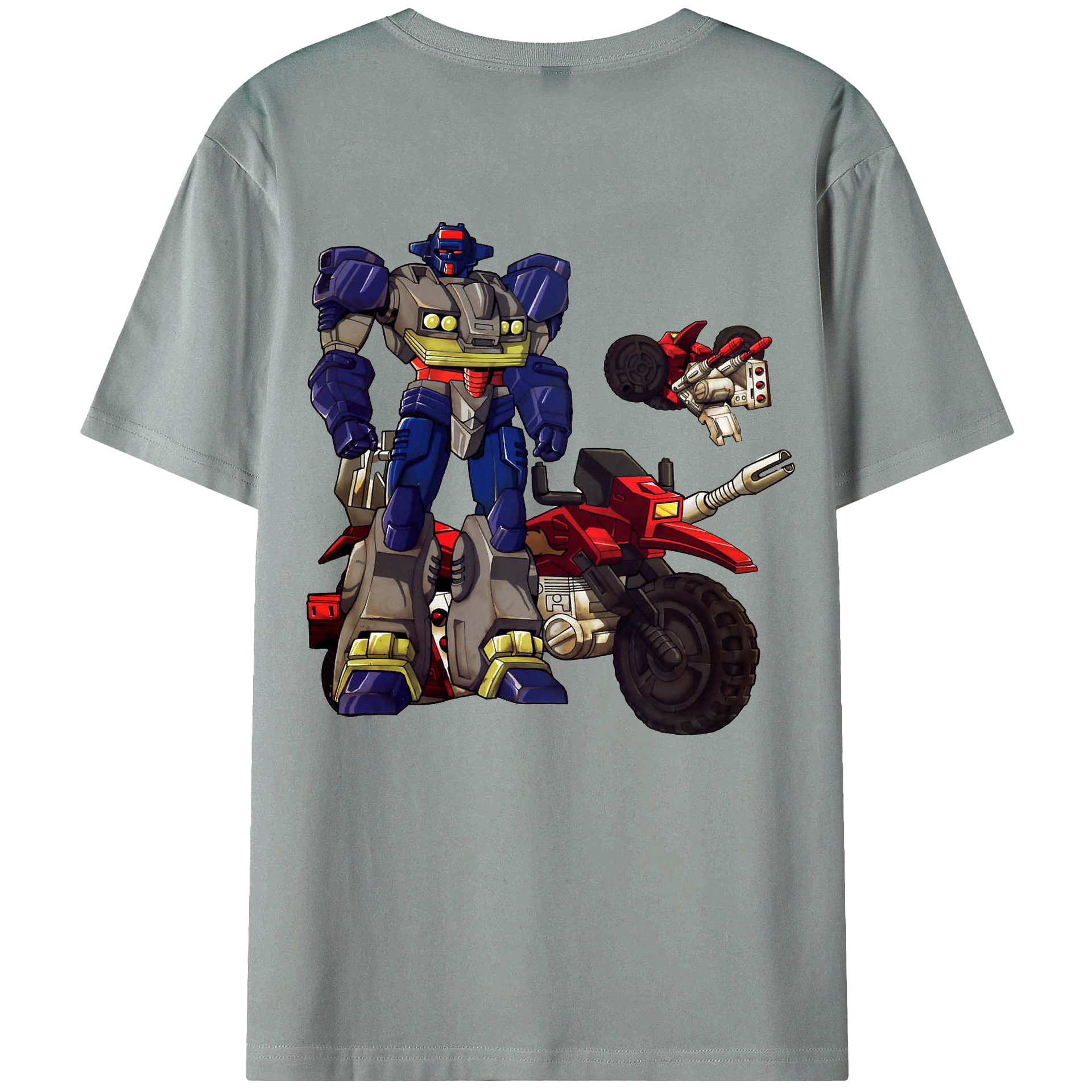 （画像用）  綿100％ メンズ半袖Tシャツ（バックプリント） 通気性